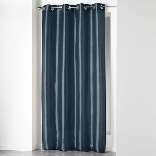Douceur d intérieur Tamno plava zavjesa od mikrosatena 140x240 cm Shana – Cijene