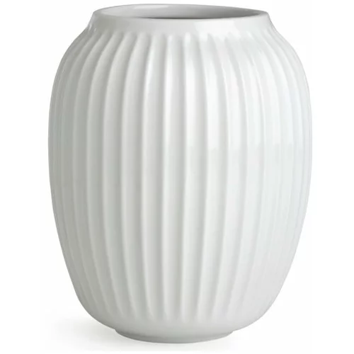Kähler Design bijela kamena vaza Hammershoi, visina 20 cm