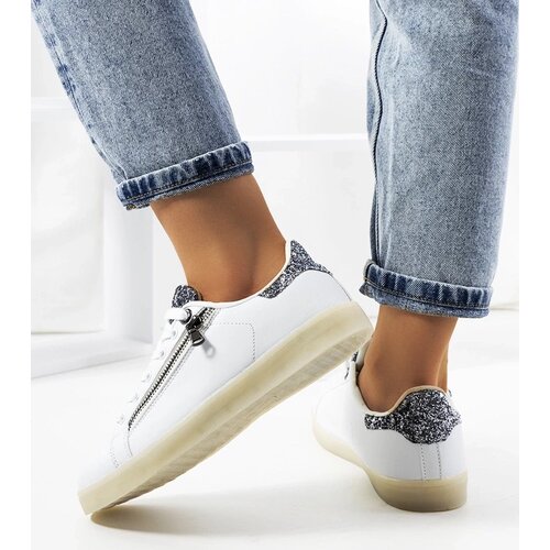 D/CEO White sneakers with led Caldwell Slike