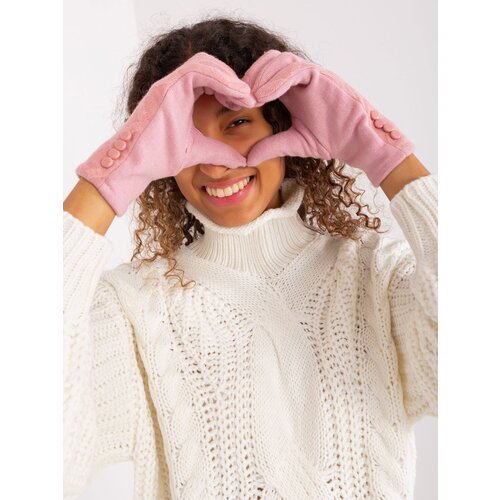 Wool Fashion Italia Gloves-AT-RK-239302.10X-light pink Slike