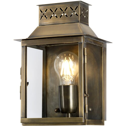 Elstead Lighting Elstead Lambeth Palace 1 zunanja stenska svetilka, medenina, IP44, E27, (22099894) Cene