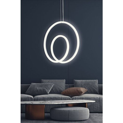 Opviq geminorus white - white light white chandelier Cene