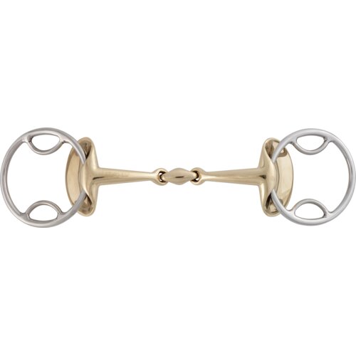 Stübben STEELtec Dvojno lomljena 4v1 brzda Golden Wings 'Sweet Copper' - 14,5 cm Cene