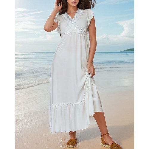 Resti Women's Long Dress with Lace Cijene