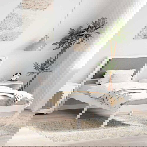 VidaXL Krevetna konstrukcija s uzglavljem Svijetlo siva 80 x 200 cm Slike