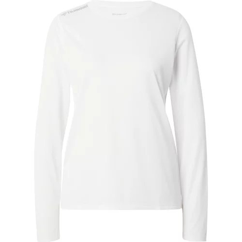 Hummel Tehnička sportska majica siva / bijela