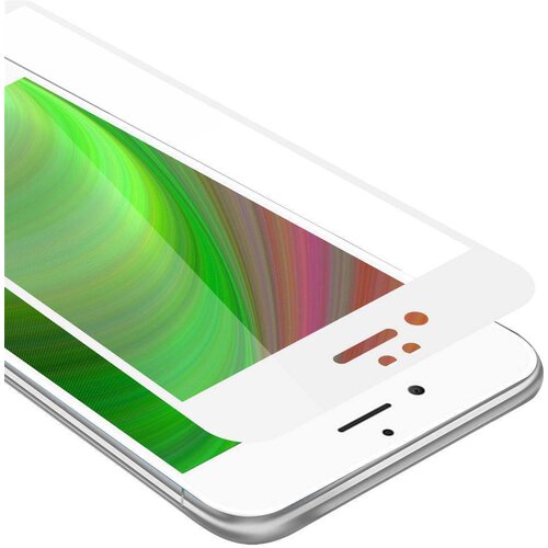 Cadorabo Za&scaron;čitna folija za celoten zaslon, združljiva z Apple iPhone 6 / 6S - Za&scaron;čitna folija za transparentna z belo - Za&scaron;čitno steklo s kaljenim zaslonom s trdoto 9H in 3D dotikom, (20605007) Cene