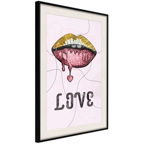  Poster - Lip Gloss and Love 30x45