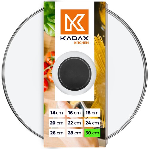 KADAX Pokrywa żaroodporna silikonowa 30cm czarna K, (5000355971) Cene