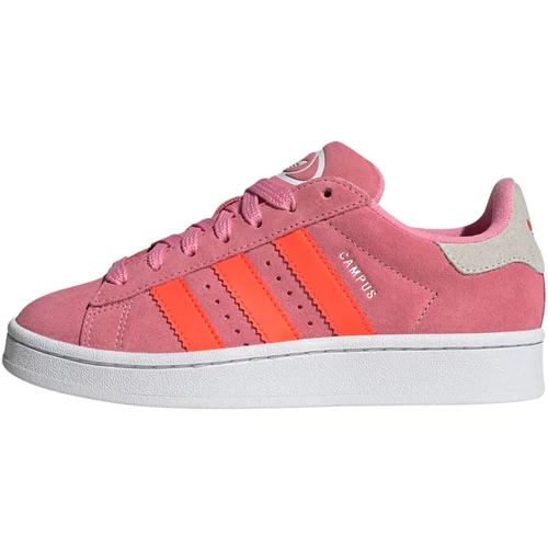 Adidas Superge 'Campus 00S' srebrno-siva / neonsko oranžna / roza