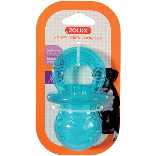 Zolux igračka za pse duda Pop, plava - L 6 x B 6 x H 10 cm Slike