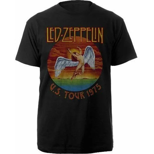 Led Zeppelin majica USA Tour '75 XL Črna