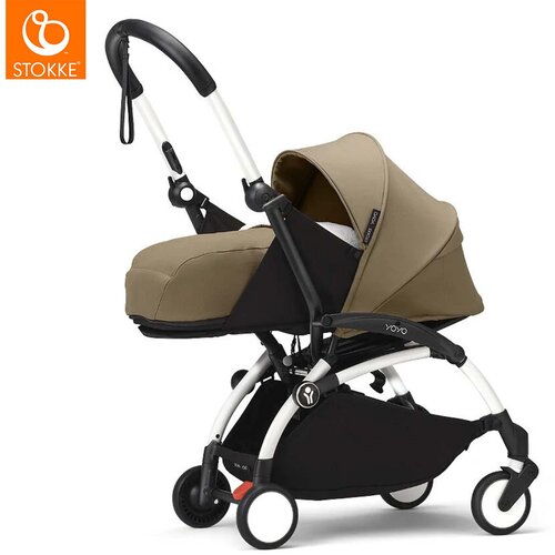 Stokke yoyo³ otroški voziček 0+ toffee (white frame) Cene