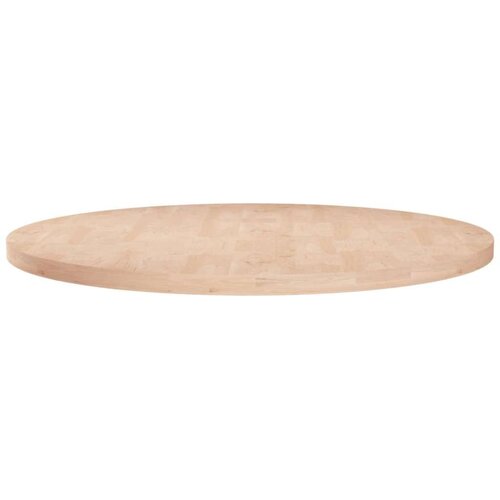 vidaXL Okrogla mizna plošča Ø80x2,5 cm neobdelana trdna hrastovina Cene