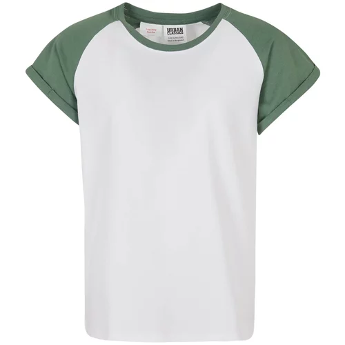 Urban Classics Majica zelena / bijela