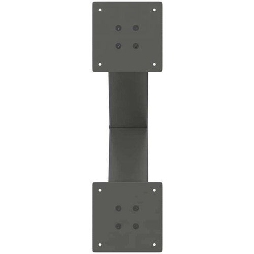  Noge za stolić u obliku slova X 2 kom antracit 60x(42-43) cm Slike