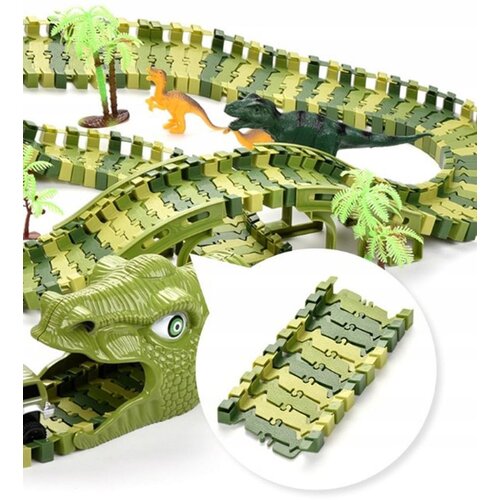 Woopie staza za automobile XXL: Dinosauri, 240 el. Slike