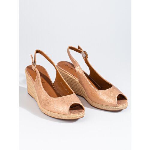 W. POTOCKI Elegant wedge sandals Potocki Cene
