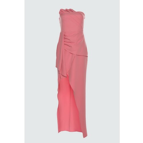 Trendyol Ženska haljina Večernja bijela | pink Slike
