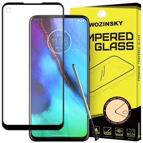  Kaljeno steklo za&amp;scaron;čita zaslona z okvirjem ohi&amp;scaron;ja za Motorola Moto G Stylus / Motorola Moto G Pro Slike