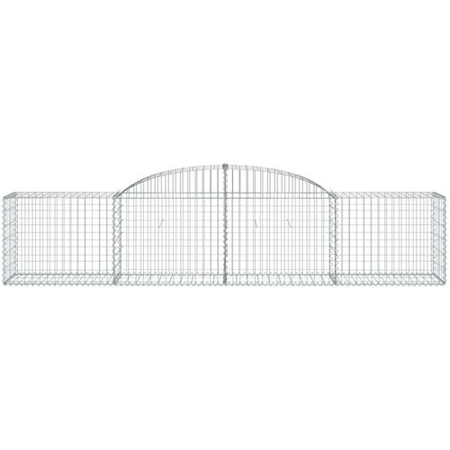  Obokana gabionska košara 4 kosi 300x50x60/80cm pocinkano železo Cene