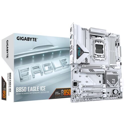 Gigabyte MB B850 Eagle Ice AM5 4xDDR5 3xM.2 4xSATA 8xUSB HDMI, DP USB Type-C, ATX Cijene