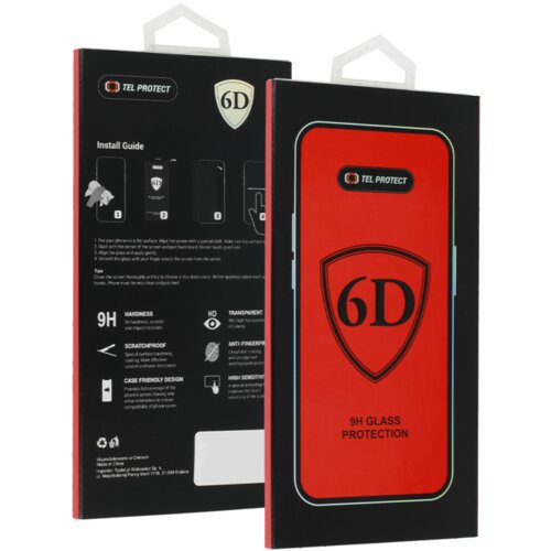  PUNO LJEPILO 6D KALJENO STAKLO ZA IPHONE 12/12 PRO CRNO Cijene