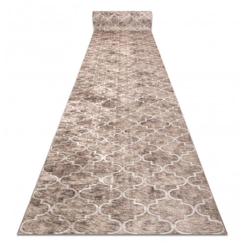 RugsX Tekač gumiran LOTUS CLOVER 60920 Detelja, melanž bež pralna protizdrsna 80 80x920 cm, (5000412800) Cene