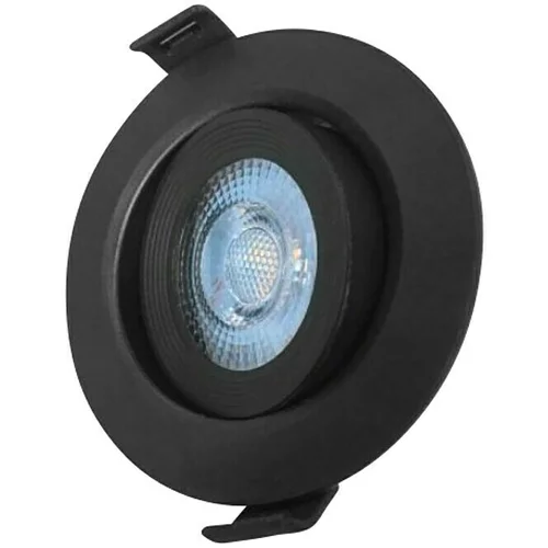 Led Vgradna LED svetilka (5 W, 4.200 K, 400 lm, premer: 40 mm, črne barve)