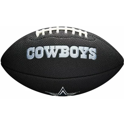 Wilson MINI NFL TEAM SOFT TOUCH FB BL DL Mini lopta za američki nogomet, crna, veličina