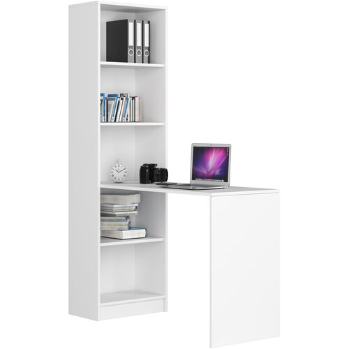 AKORD Smart Računalni&scaron;ka Miza, Regal, Bela, (5000333064) Cene