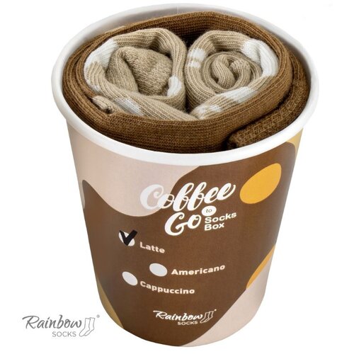ZOOKSY/RAINBOW SOCKS Rainbow Socks Caffe Latte 1 Pair Cijene
