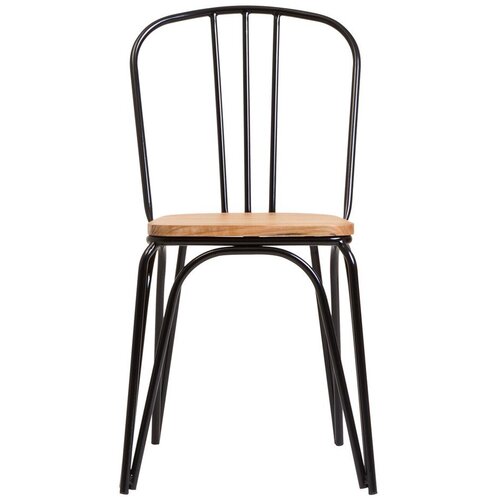 Premier Housewares Črn jedilni stol iz masivnega bresta District &amp;ndash; Slike