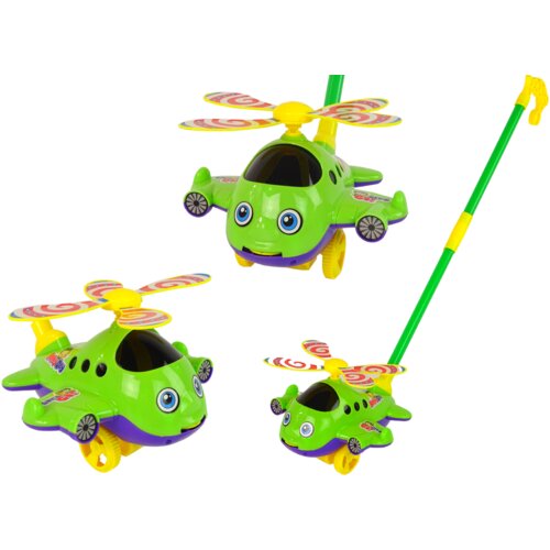  Guralica avion Happy Bell - zeleni Slike