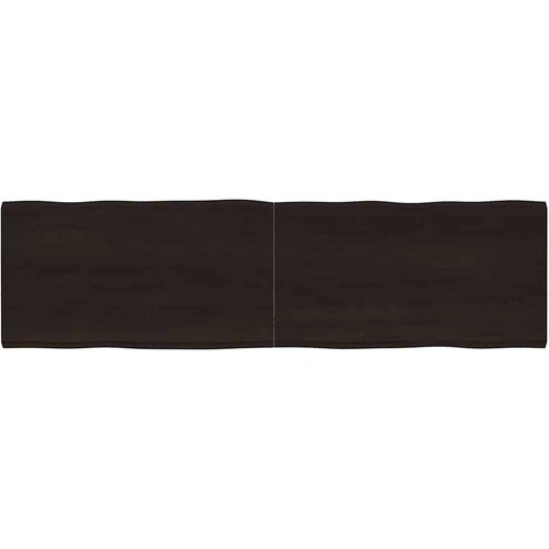 Stolna ploča tamnosmeđa 180x50x(2-4) cm obrađena hrastovina Cijene