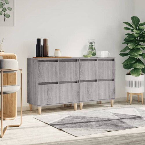  Komode 2 kom boja hrasta 60 x 35 x 70 cm od konstruiranog drva Slike