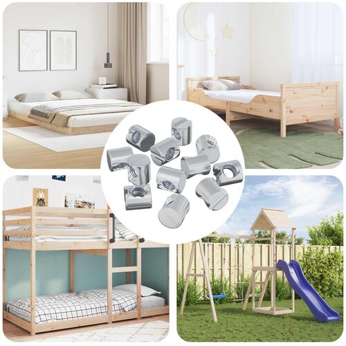  Bačvaste matice 4500 pcs Srebrno M6 x 12 mm Metal Cene