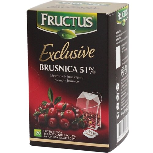 Fructus čaj Brusnica 51% Cene