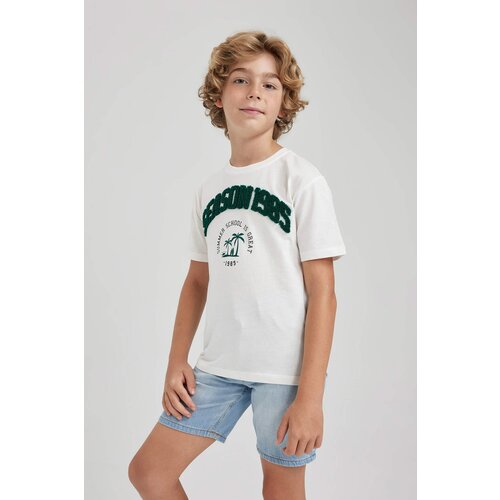 Defacto New Regular Fit Printed Short Sleeve T-Shirt Slike
