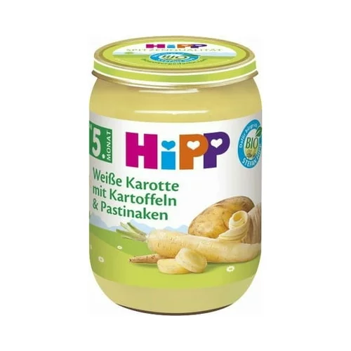 Hipp Bio otroška zelenjavna kaša - Belo korenje s krompirjem in pastinakom