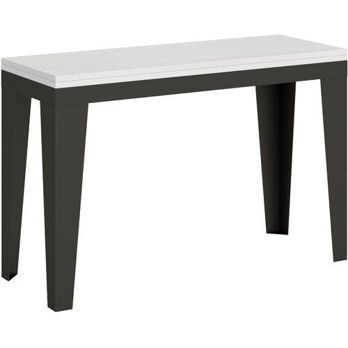 Itamoby   Flame Double (120x45/90 cm) - bela, barva nog: antracit - preklopna jedilna miza, (20842656) Cene