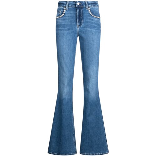Liu Jo Kavbojke bootcut B.UP BEAT H.W. UF5015 D4797 Modra Slike