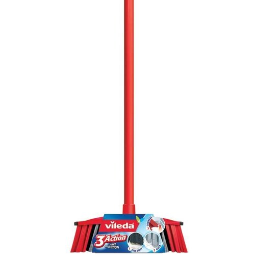 Vileda metla s dr&amp;scaron;kom 3 action (materijal čekinja: sintetika, &amp;scaron;irina metle: 35 cm) Slike