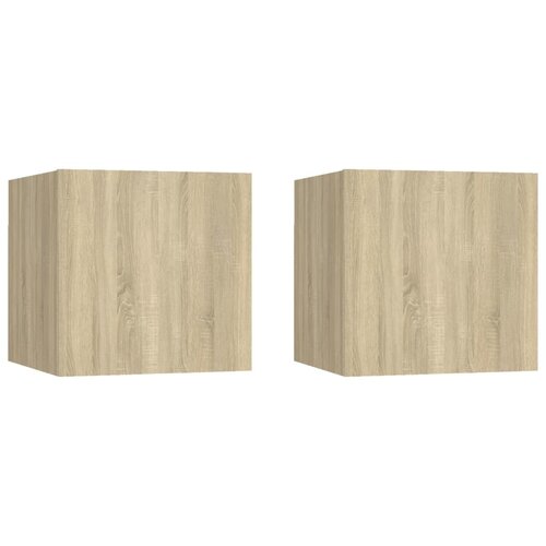 vidaXL Noćni ormarići 2 kom boja hrasta 30,5 x 30 x 30 cm od iverice Cijene