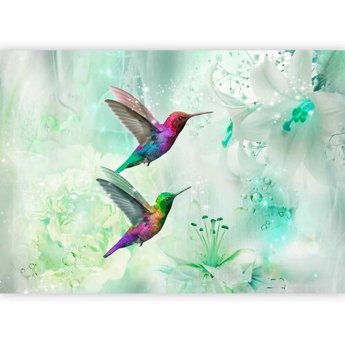  Foto tapeta - Colourful Hummingbirds (Green) 300x210 Premium Slike