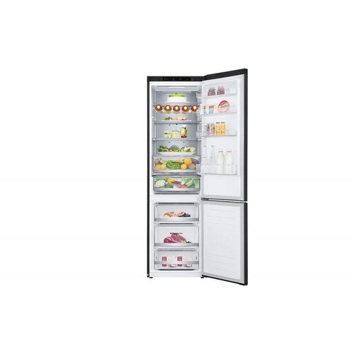 LG gBB72MCVGN - crni kombinovani frižider Slike