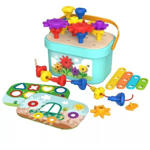Tooky Toy Komplet za sestavljanje v vedru - Vrt Cene