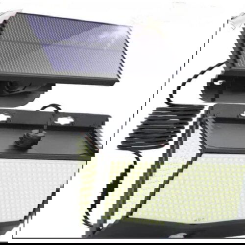 Glamaris Solarna svetloba Zunanja 468 LED stenska svetilka s senzorjem gibanja Hladna bela 6000K za dvorišče, vrt, hodnik, terasa, blizu stene, pot, pot Pat, (21163841) Cene