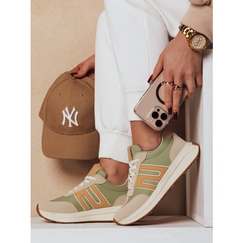 DStreet Sportowe sneakersy damskie RETRODA zielone Cene