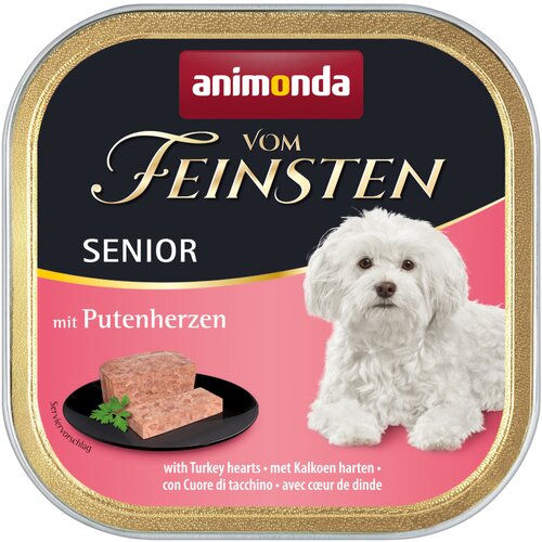  Ekonomično pakiranje animonda vom Feinsten Senior 44 x 150 g - S purećim srcima Cijene